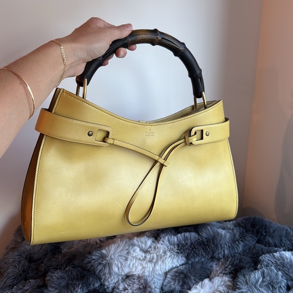 Stunning, never used Vintage Gucci Bag Bamboo - Picture 1 of 17